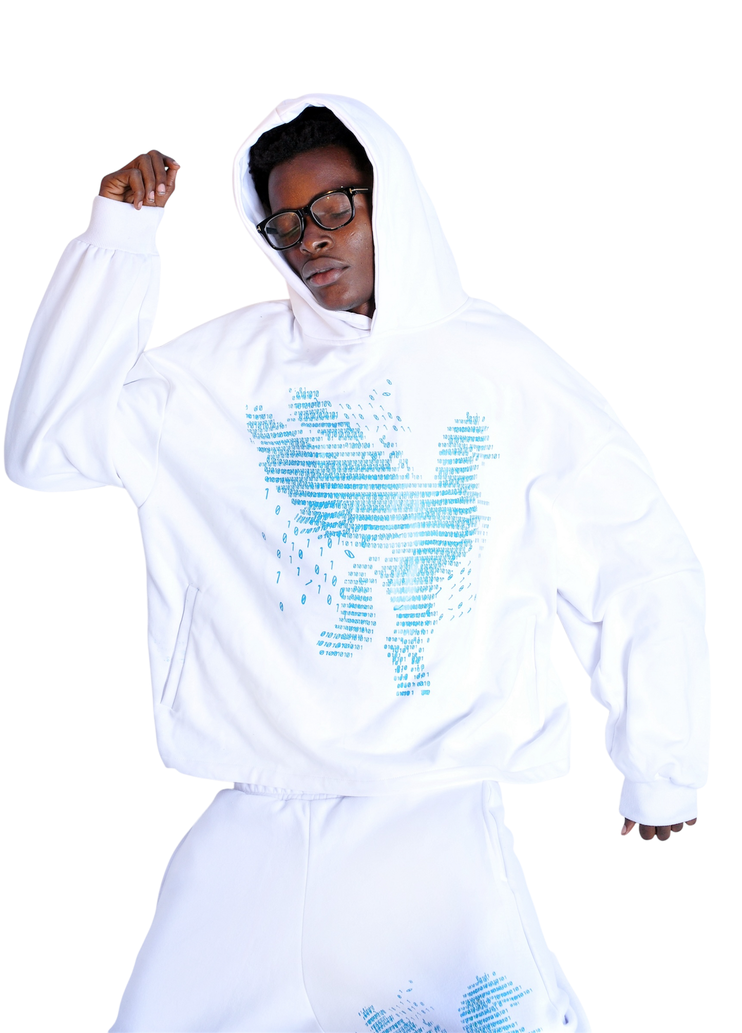 Matrix blue-pill hoodie